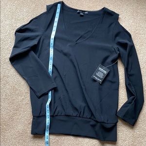 Boston Proper Travel Collection Cold Shoulder Top